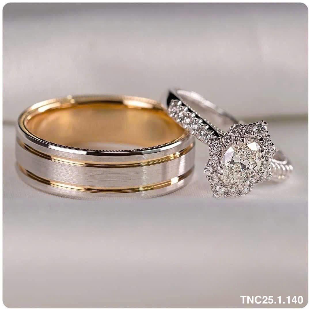 Top 10 mẫu nhẫn kỷ niệm cưới đẹp được yêu thích nhất hiện nay. Ảnh 7